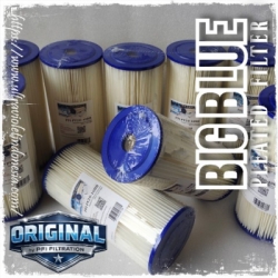 Big Blue Polyester Pleated Filter Cartridge 10 inch 20 micron  large