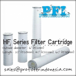 d HF Series Filter Cartridge OD 6 inch x 40 60 inch Indonesia  large