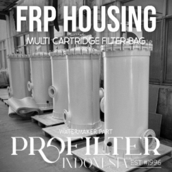 d frp housing multi cartridge filter air laut  large