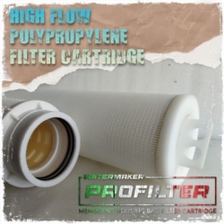 double oring single high flow pleated rizonflow filter cartridge parker  large