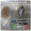 pfgf glass fiber pleated filter cartridge twin replacement  medium